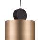 HomeRoots Can Deco Lamp in Gold Finish