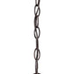 HomeRoots Canister Hanging Light in Antique Bronze Finish