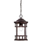 HomeRoots Canister Hanging Light in Antique Bronze Finish
