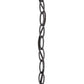 HomeRoots Canister Hanging Light in Matte Black Finish