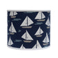 HomeRoots Cape Nautical Sailboat Accent Lamp With Netted Glass Finish