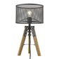 HomeRoots Capprice 1-Light Table Lamp With Matte Black Finish