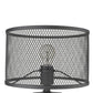 HomeRoots Capprice 1-Light Table Lamp With Matte Black Finish