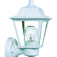 HomeRoots Cast Aluminum Outdoor Wall Light in White Finish