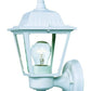 HomeRoots Cast Aluminum Outdoor Wall Light in White Finish