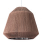 HomeRoots Ceiling Lamp With Brushed Natural Shade