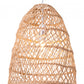 HomeRoots Ceiling Lamp With Natural Basket Shade
