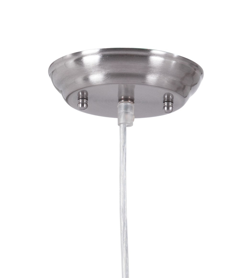 HomeRoots Ceiling Lamp With Natural Basket Shade