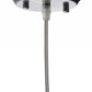 HomeRoots Ceiling Lamp With Natural Boho Weave Shade