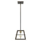 HomeRoots Charley 1-Light Mini Pendant in Oil Rubbed Bronze Finish