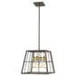 HomeRoots Charley 4-Light Pendant in Oil Rubbed Bronze Finish