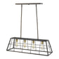 HomeRoots Charley 4-Light Pendant in Oil Rubbed Bronze Finish
