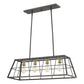 HomeRoots Charley 4-Light Pendant in Oil Rubbed Bronze Finish