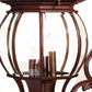 HomeRoots Chateau 4-Light Wall Light With Burled Walnut Finish