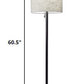 HomeRoots Classic Silhouette Floor Lamp With Dark Bronze Finish