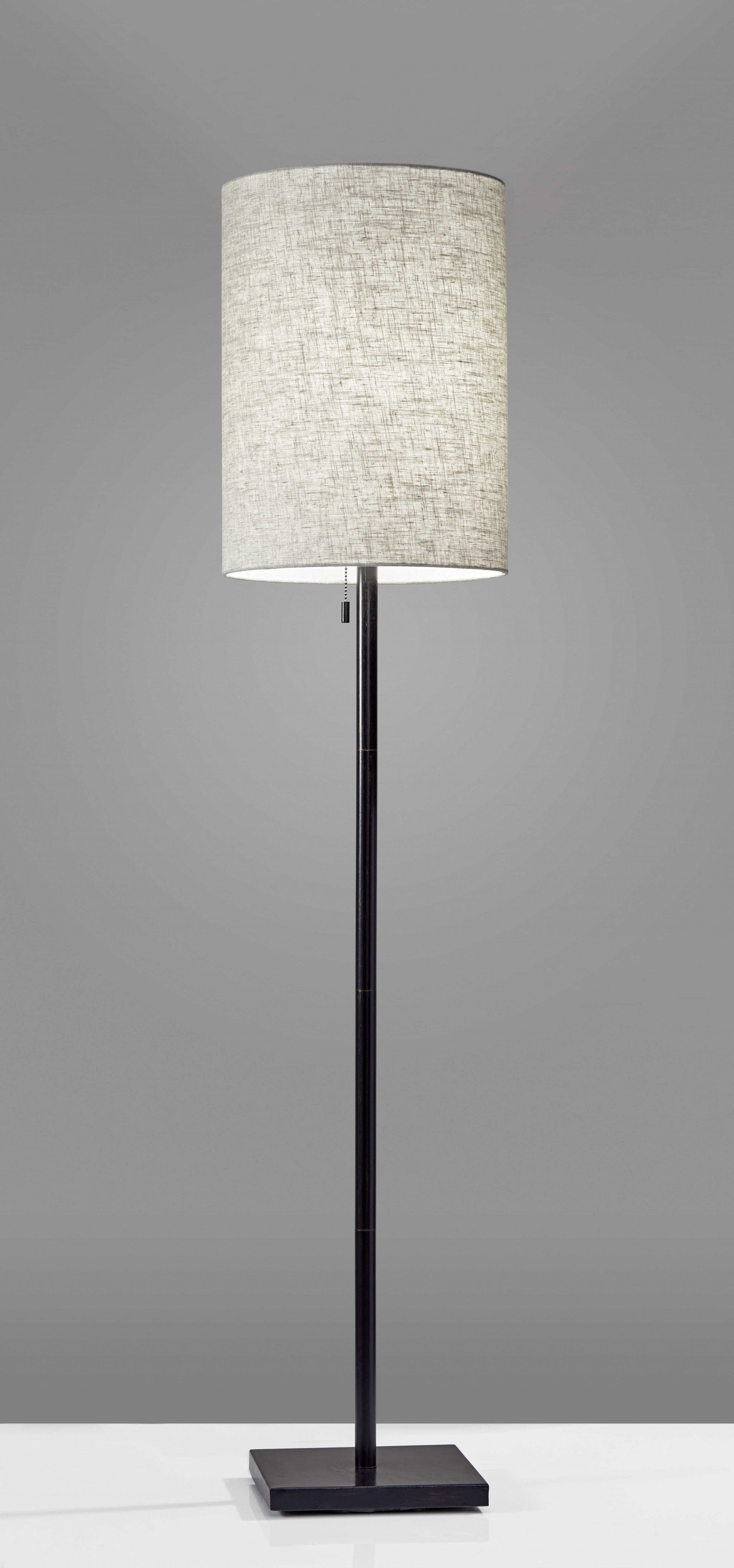 HomeRoots Classic Silhouette Floor Lamp With Dark Bronze Finish