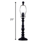 HomeRoots Classic Urn Shape Table Lamp Base in Black Finish