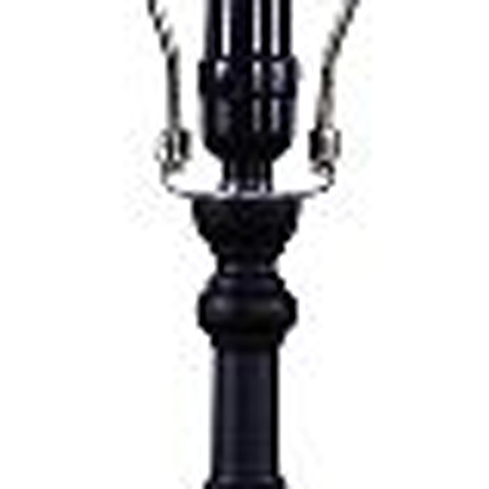 HomeRoots Classic Urn Shape Table Lamp Base in Black Finish