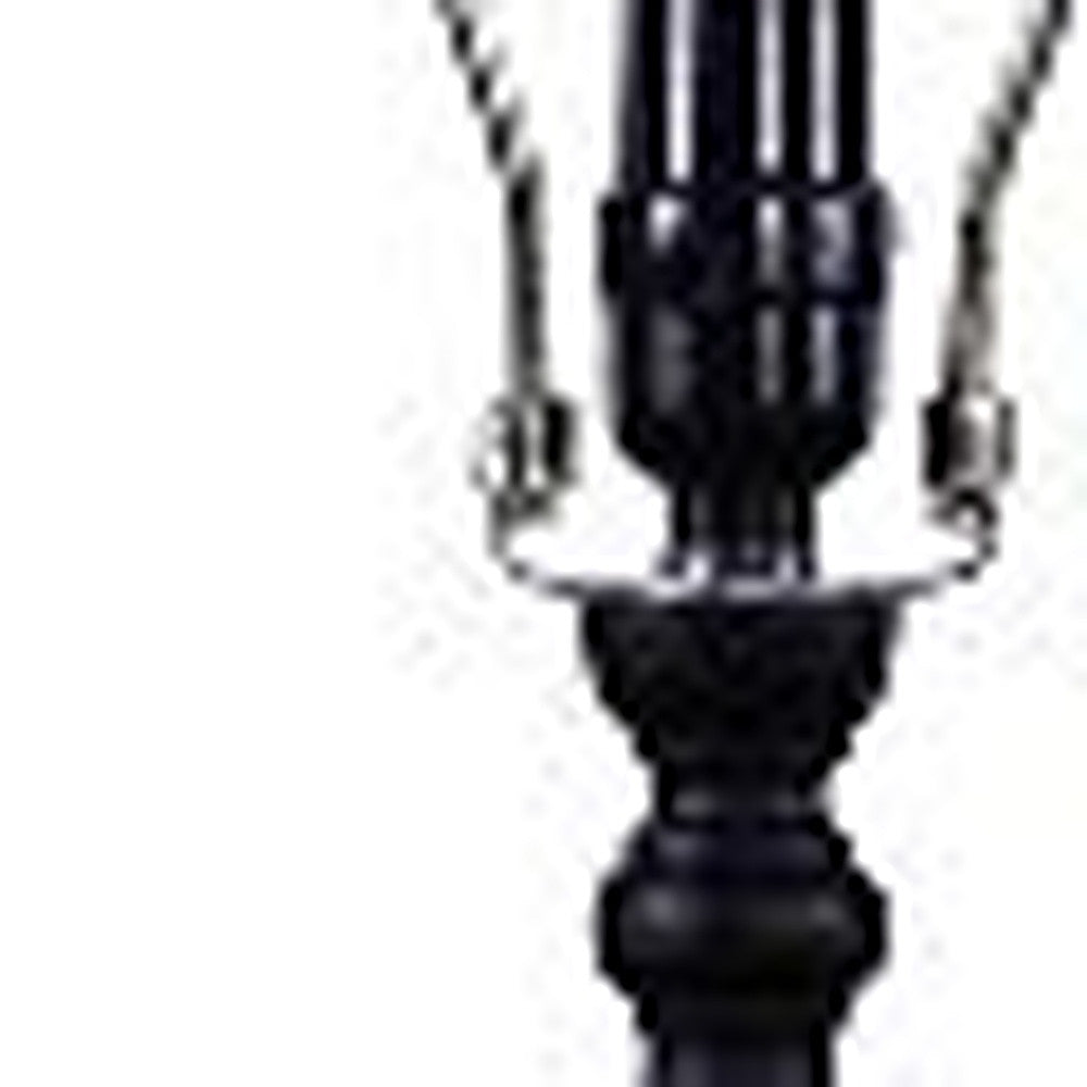 HomeRoots Classic Urn Shape Table Lamp Base in Black Finish