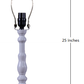 HomeRoots Classic Urn Shape Table Lamp Base in White Finish