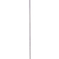 HomeRoots Clear Firefly Ceiling Lamp With Stainless Steel Finish