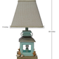 HomeRoots Coastal Aqua Starfish Lamp and Night Light