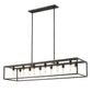 HomeRoots Cobar 12-Light Island Pendant In Oil Rubbed Bronze Finish