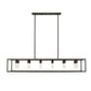 HomeRoots Cobar 12-Light Island Pendant In Oil Rubbed Bronze Finish