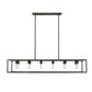 HomeRoots Cobar 12-Light Island Pendant In Oil Rubbed Bronze Finish