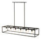 HomeRoots Cobar 12-Light Island Pendant In Oil Rubbed Bronze Finish