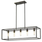 HomeRoots Cobar 5-Light Island Pendant in Oil Rubbed Bronze Finish
