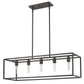 HomeRoots Cobar 5-Light Island Pendant in Oil Rubbed Bronze Finish
