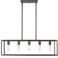 HomeRoots Cobar 5-Light Island Pendant in Oil Rubbed Bronze Finish