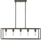 HomeRoots Cobar 5-Light Island Pendant in Oil Rubbed Bronze Finish