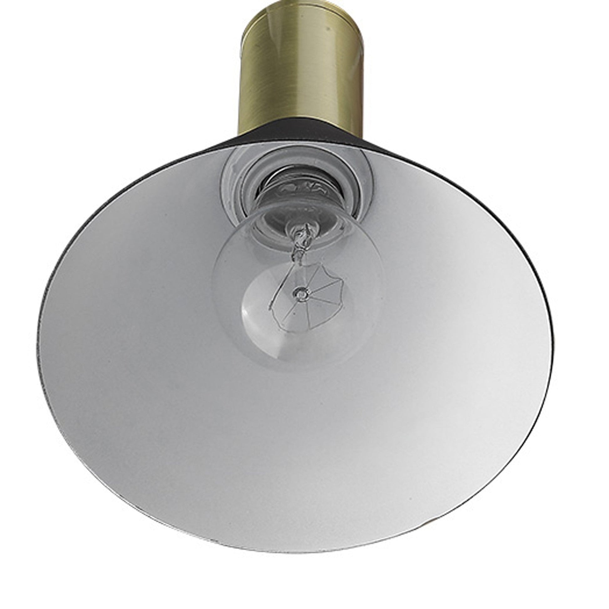 HomeRoots Conical Pendant Hanging Light in Matte Black and Gold Finish