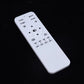 HomeRoots Contemporary Acrylic Moon And Stars Ceiling Lamp in White Finish