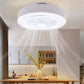 HomeRoots Contemporary Ceiling Ceiling Fan and Light in White Finish