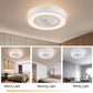 HomeRoots Contemporary Ceiling Lamp And Fan in White Finish