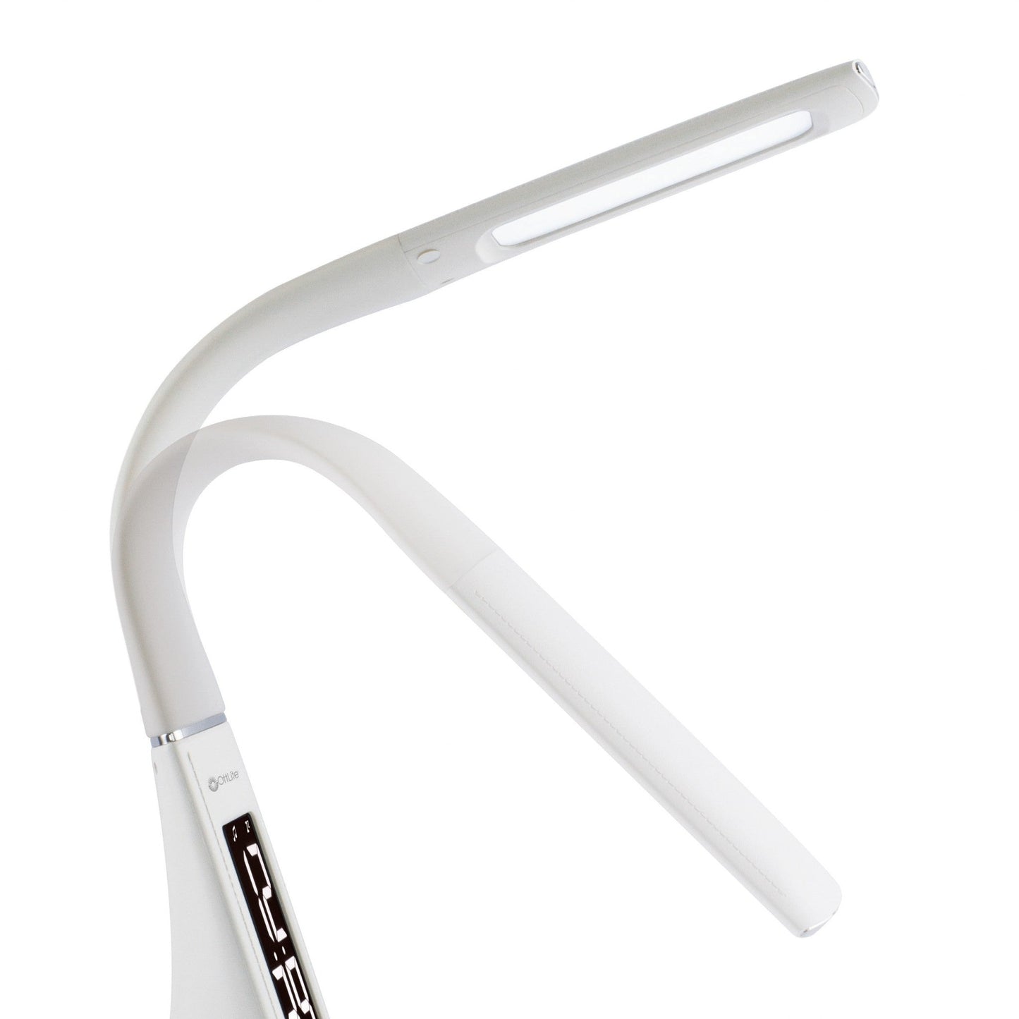 HomeRoots Contemporary Sanitizing LED Desk Lamp With Matte White Finish