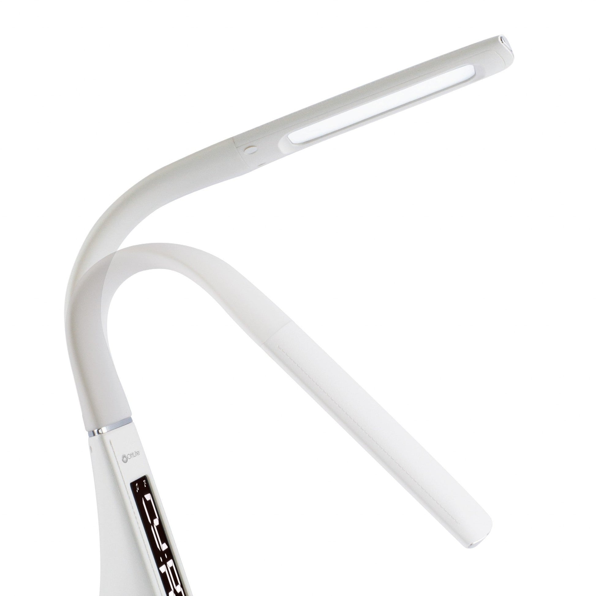 HomeRoots Contemporary Sanitizing LED Desk Lamp With Matte White Finish