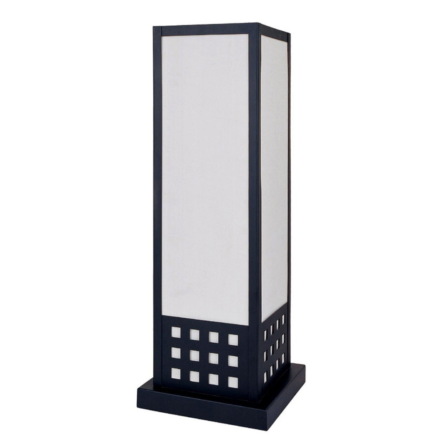 HomeRoots Contemporary Table Lamp in Black Finish