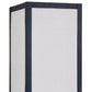 HomeRoots Contemporary Table Lamp in Black Finish
