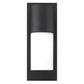 HomeRoots Contemporary Wall Light in Matte Black and White Finish