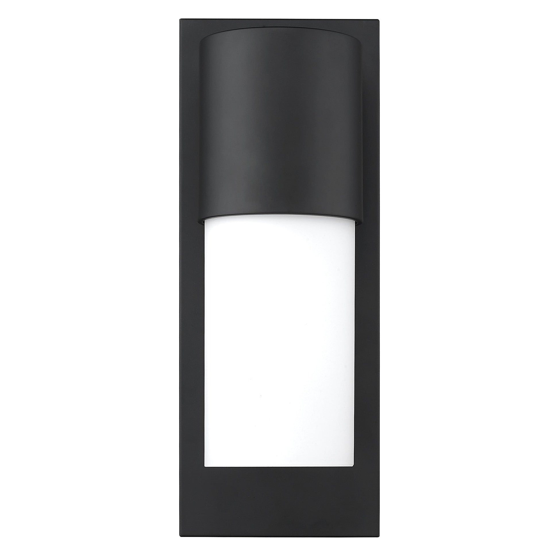 HomeRoots Contemporary Wall Light in Matte Black and White Finish