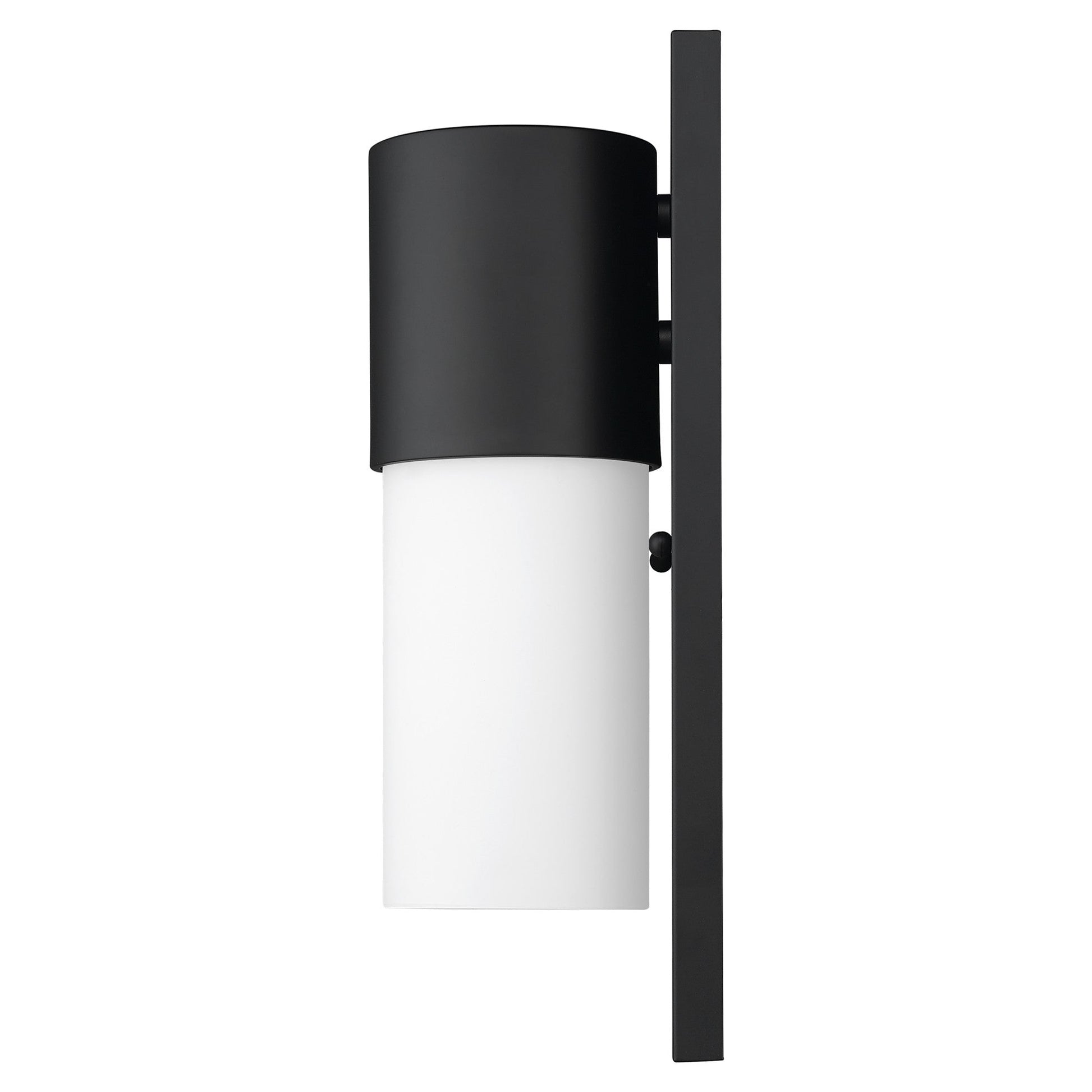 HomeRoots Contemporary Wall Light in Matte Black and White Finish