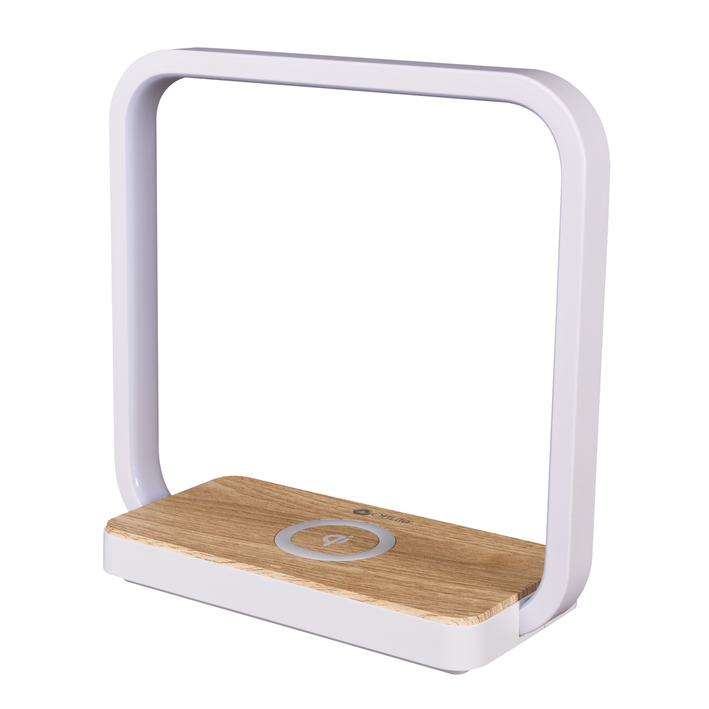 HomeRoots Contemporary White Nightlight With Wireless Phone Charger