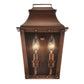 HomeRoots Coventry 2-Light Patina Pocket Wall Light With Copper Finish
