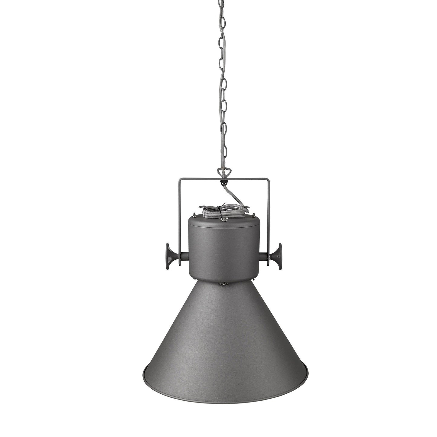 HomeRoots Crew 1-Light Pendant in Gray Finish