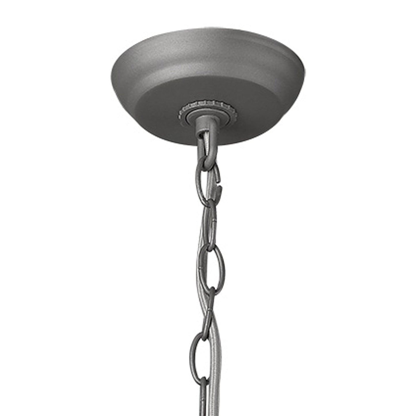 HomeRoots Crew 1-Light Pendant in Gray Finish