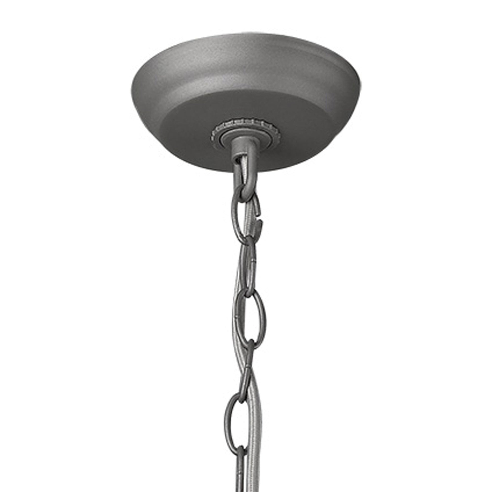 HomeRoots Crew 1-Light Pendant in Gray Finish